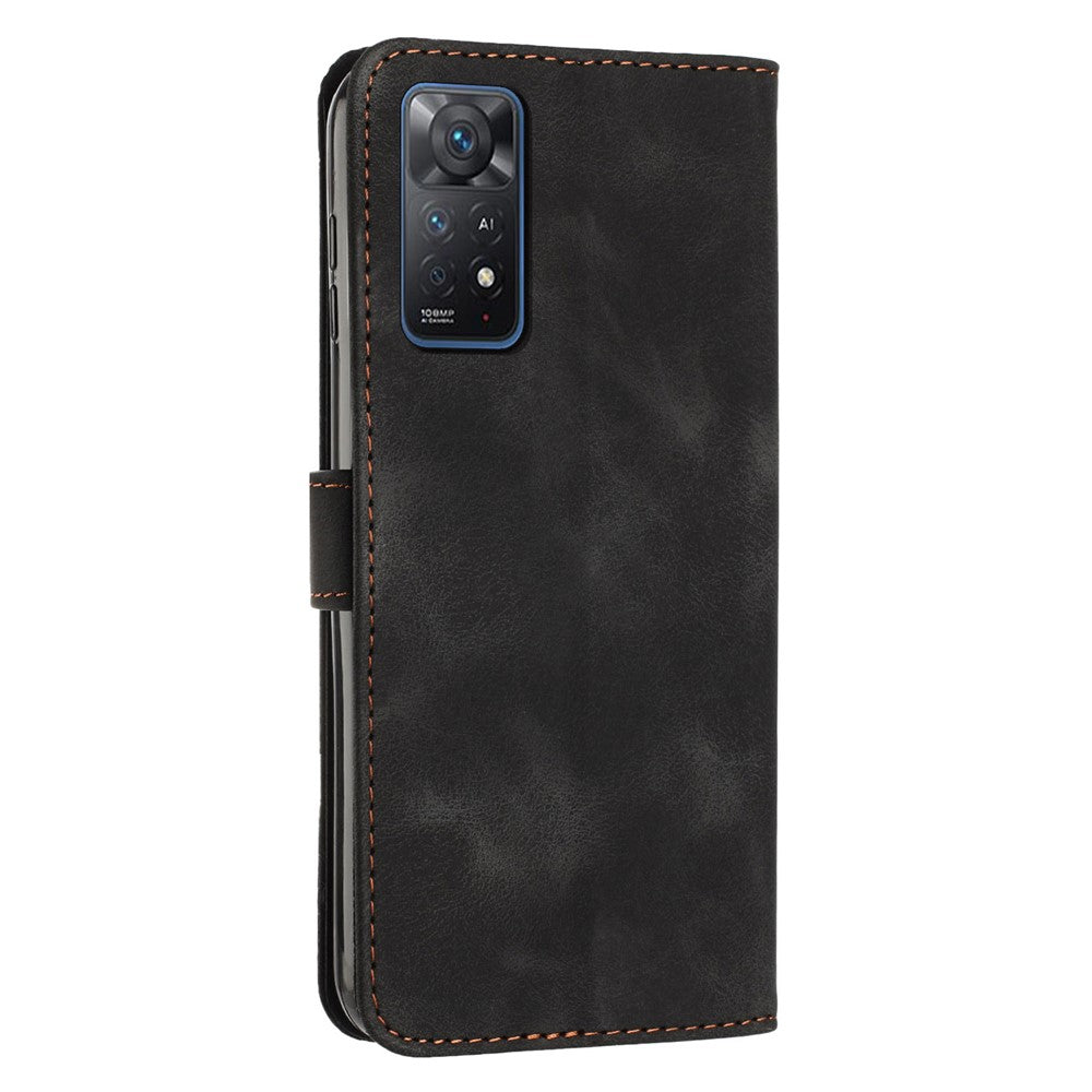 Läderfodral till Xiaomi Redmi Note 12 Pro 4G / Note 11 Pro 4G (MediaTek) / Note 11 Pro 5G (Qualcomm) / Note 11 Pro+ 5G Stativplånbok för mobil