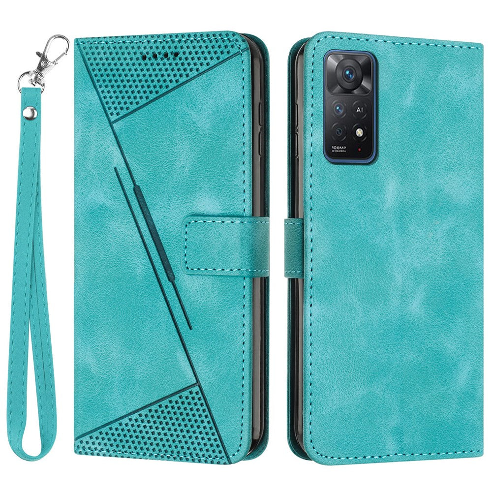 Läderfodral till Xiaomi Redmi Note 12 Pro 4G / Note 11 Pro 4G (MediaTek) / Note 11 Pro 5G (Qualcomm) / Note 11 Pro+ 5G Stativplånbok för mobil