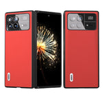 ABEEL For Xiaomi Mix Fold 3 5G Genuine Cow Leather + PC Phone Case Litchi Texture Shockproof Protection Cover