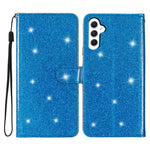 Samsung Galaxy A24 4G (162,1 x 77,6 x 8,3 mm) Glittrigt plånboksfodral i PU-läder, stötsäkert mobilfodral