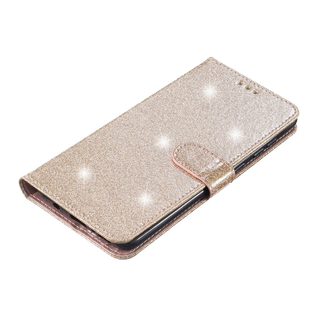 For Xiaomi 13 Lite / Civi 2 5G Glittery PU Leather Phone Case Wallet Stand Anti-shock Cover