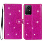 For Xiaomi Redmi Note 12S 4G Leather Wallet Folding Stand Case Drop-proof Glittery Phone Cover