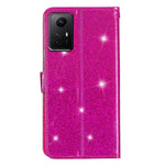 For Xiaomi Redmi Note 12S 4G Leather Wallet Folding Stand Case Drop-proof Glittery Phone Cover