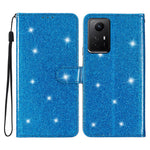 For Xiaomi Redmi Note 12S 4G Leather Wallet Folding Stand Case Drop-proof Glittery Phone Cover