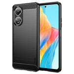 MOFI JK TPU Series-1 för Oppo A58 4G Borstat Skal TPU Reptåligt Kolfibertextur Mobilskal