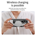 For Samsung Galaxy Z Fold5 5G Kickstand Phone Case PC Folding Cover with Tempered Glass Film+Stylus Pen