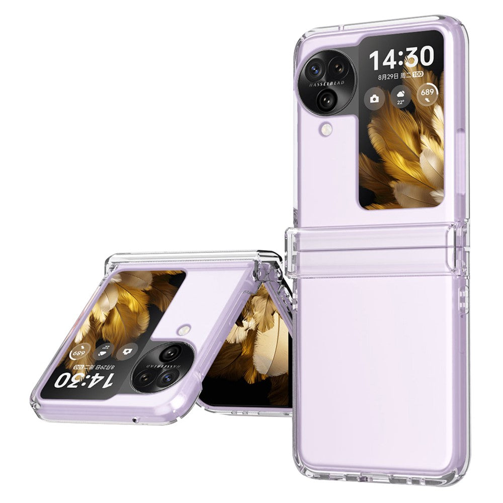 For Oppo Find N3 Flip 5G Hinge Protection Phone Case Hard PC Shock-Absorption Cover