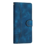 L002 Retro Leather Phone Case for iPhone 11 Pro Lines Imprinted Stand Wallet Anti-fall Cover