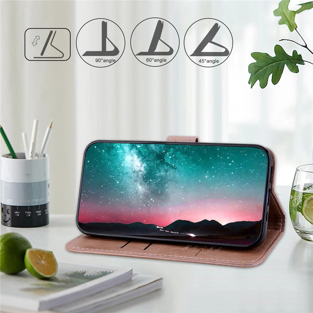 Xiaomi Redmi Note 12 Pro 5G / Note 12 Pro Speed 5G / Poco X5 Pro 5G Enfärgat PU-läderfodral Plånboksfodral