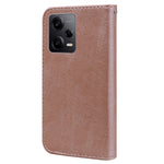 For Xiaomi Redmi Note 12 Pro 5G / Note 12 Pro Speed 5G / Poco X5 Pro 5G Solid Color PU Leather Phone Case Wallet Stand Cover