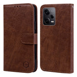 For Xiaomi Redmi Note 12 Pro 5G / Note 12 Pro Speed 5G / Poco X5 Pro 5G Solid Color PU Leather Phone Case Wallet Stand Cover