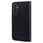 For Samsung Galaxy S23 FE Solid Color PU Leather Wallet Case Cell Phone Horizontal Stand Cover