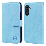 For Samsung Galaxy S23 FE Solid Color PU Leather Wallet Case Cell Phone Horizontal Stand Cover