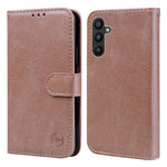 For Samsung Galaxy S23 FE Solid Color PU Leather Wallet Case Cell Phone Horizontal Stand Cover
