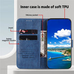 For Xiaomi Redmi Note 12 Pro+ 5G PU Leather Wallet Case Solid Color Cell Phone Stand Cover