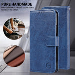 For Xiaomi Redmi Note 12 Pro+ 5G PU Leather Wallet Case Solid Color Cell Phone Stand Cover