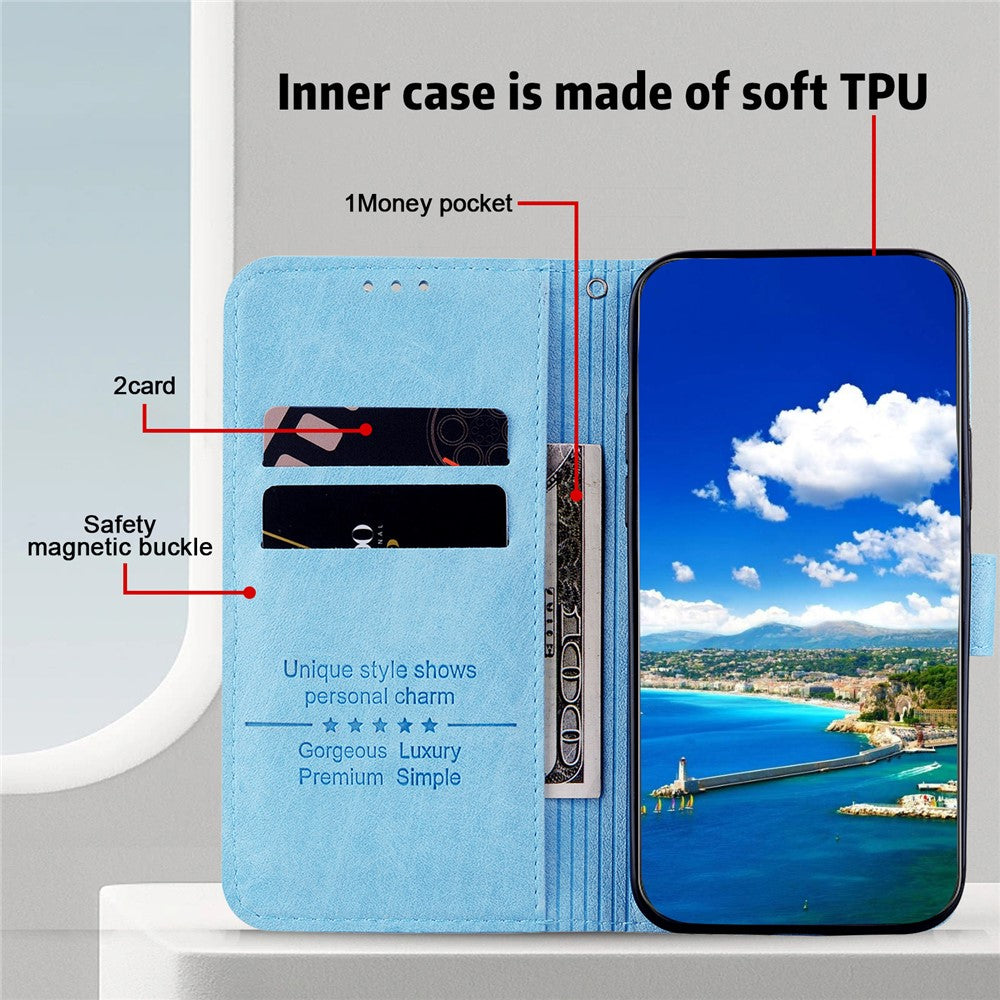 For Xiaomi Redmi Note 12 4G Solid Color Shockproof PU Leather Wallet Case Cell Phone Stand Cover