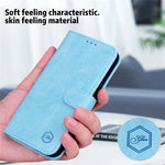 Xiaomi Redmi Note 12 4G Enfärgat Stötsäkert PU-läder Plånboksfodral Mobilmobil Stativskydd