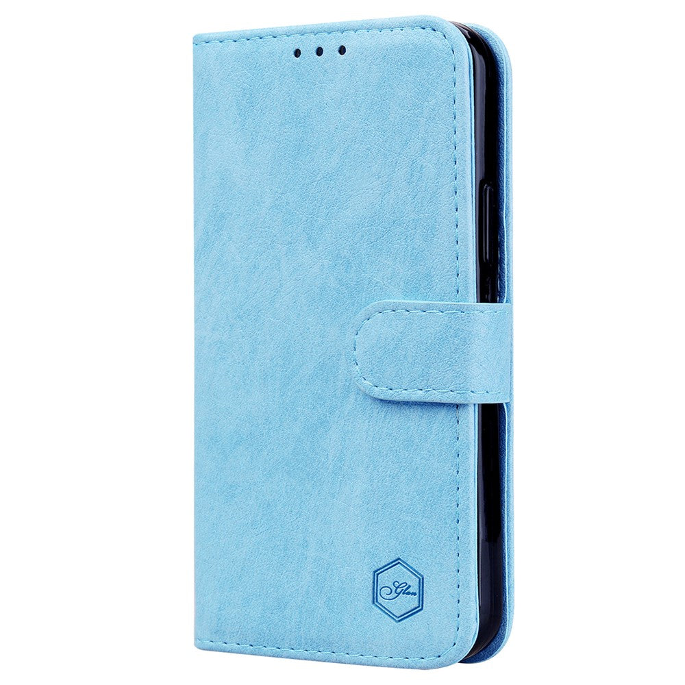 For Xiaomi Redmi Note 12 4G Solid Color Shockproof PU Leather Wallet Case Cell Phone Stand Cover