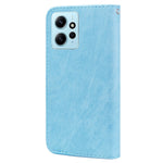 For Xiaomi Redmi Note 12 4G Solid Color Shockproof PU Leather Wallet Case Cell Phone Stand Cover