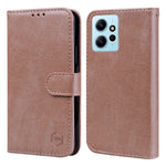 Xiaomi Redmi Note 12 4G Enfärgat Stötsäkert PU-läder Plånboksfodral Mobilmobil Stativskydd