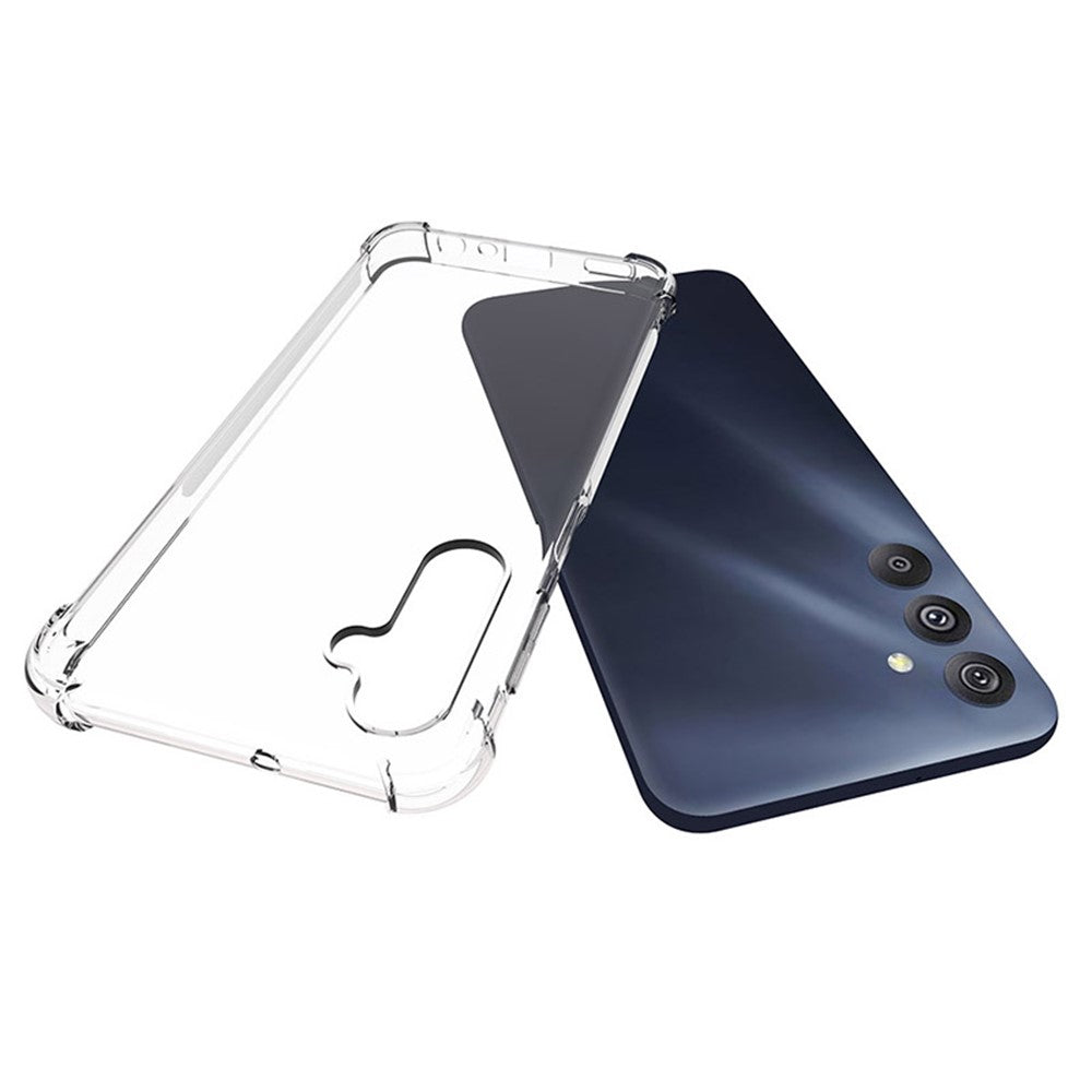 For Samsung Galaxy F34 5G / M34 5G Flexible TPU Phone Cover HD Clear Phone Case Anti-scratch Shell