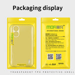 MOFI For Oppo A58 4G Super Clear Cell Phone Case Soft TPU Mobile Phone Cover Shell