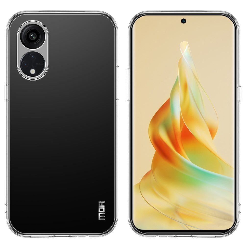 MOFI For Oppo A58 4G Super Clear Cell Phone Case Soft TPU Mobile Phone Cover Shell