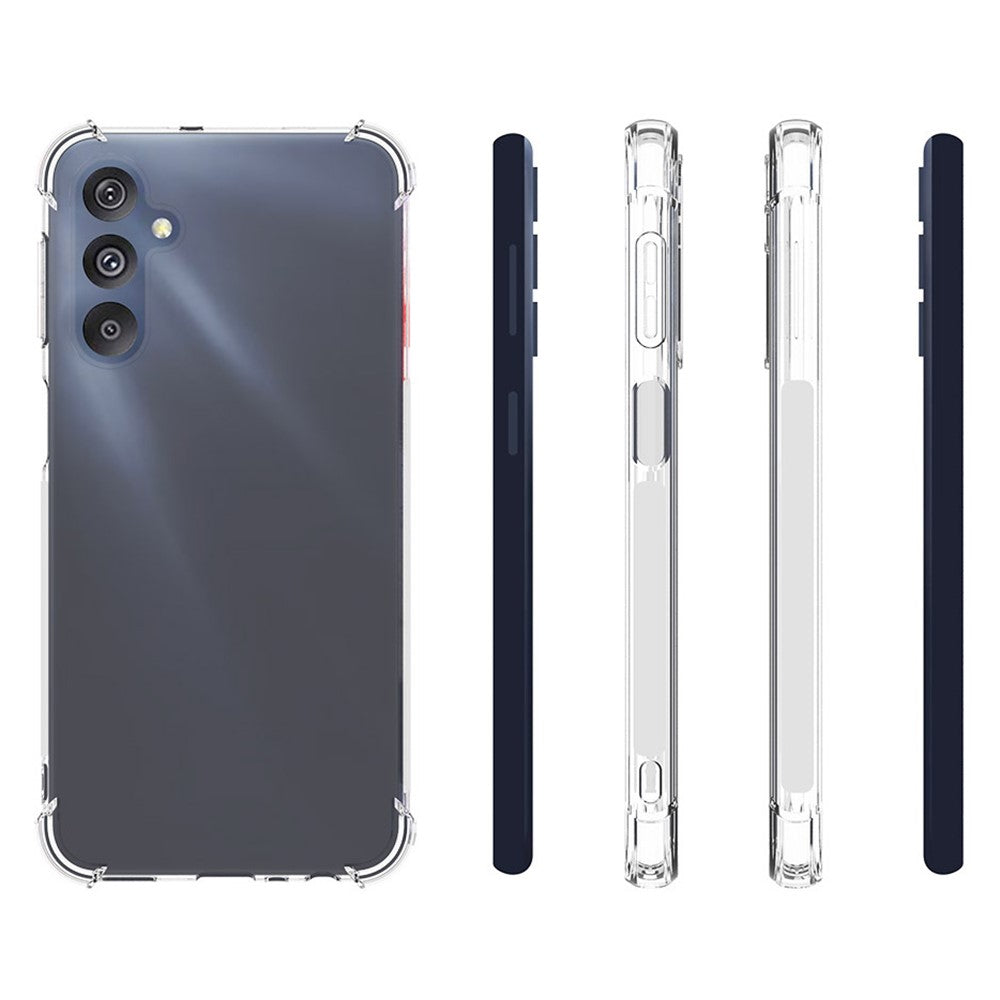 Samsung Galaxy M34 5G / F34 5G Stötsäkert mobilskal Transparent Anti-Damm TPU mobilskal