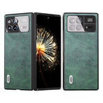 ABEEL For Xiaomi Mix Fold 3 5G PU Leather Coated PC Phone Cover Litchi Texture Drop-Proof Shell Case