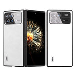 ABEEL For Xiaomi Mix Fold 3 5G PU Leather Coated PC Phone Cover Litchi Texture Drop-Proof Shell Case