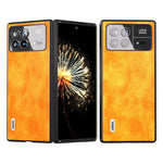 ABEEL For Xiaomi Mix Fold 3 5G PU Leather Coated PC Phone Cover Litchi Texture Drop-Proof Shell Case