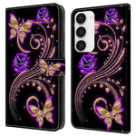 For Samsung Galaxy S23 FE Wallet Leather Phone Case 3D Pattern Printing Phone Stand Cover
