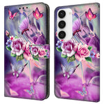 For Samsung Galaxy S23 FE Wallet Leather Phone Case 3D Pattern Printing Phone Stand Cover