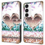 For Samsung Galaxy S23 FE Wallet Leather Phone Case 3D Pattern Printing Phone Stand Cover