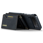 DG.MING M2 Series for Samsung Galaxy Z Flip3 5G Detachable 2-in-1 Wallet Phone Case Leather+PC Magnetic Kickstand Cover