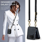 DG.MING M2 Series for Samsung Galaxy Z Flip3 5G Detachable 2-in-1 Wallet Phone Case Leather+PC Magnetic Kickstand Cover