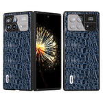 ABEEL För Xiaomi Mix Fold 3 5G Äkta Koläder + PC Halksäkert Skal i Canopy Textur mobilskal