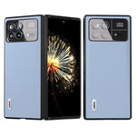 For Xiaomi Mix Fold 3 5G Anti-Scratch Phone Case Textured Genuine Cow Leather+PC Cover