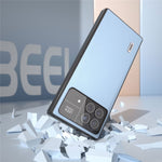 For Xiaomi Mix Fold 3 5G Anti-Scratch Phone Case Textured Genuine Cow Leather+PC Cover