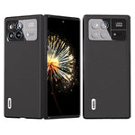 For Xiaomi Mix Fold 3 5G Anti-Scratch Phone Case Textured Genuine Cow Leather+PC Cover