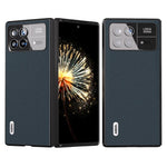 For Xiaomi Mix Fold 3 5G Anti-Scratch Phone Case Textured Genuine Cow Leather+PC Cover