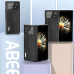 ABEEL For Xiaomi Mix Fold 3 5G PU Leather Coated PC Anti-Drop Case Cowhide Texture Shockproof Phone Cover