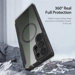For Samsung Galaxy S23 Ultra Leather Case DUX DUCIS Skin X Pro Series Flip Cover Magnetic Case