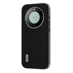 ABEEL For Huawei Mate 60 Pro Carbon Fiber Texture Phone Case PU Leather+PC+TPU Phone Cover