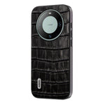 ABEEL For Huawei Mate 60 Pro Crocodile Texture Phone Cover Cowhide Leather+TPU+PC Phone Case