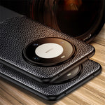 Litchi Texture Slim Mobilskal för Huawei Mate 60, Reptåligt Mjukt TPU Mobilskal
