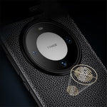 For Huawei Mate 60 Pro Anti-scratch Protective Phone Case Litchi Texture Flexible TPU Cover