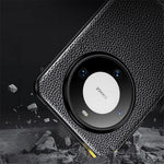 For Huawei Mate 60 Pro Anti-scratch Protective Phone Case Litchi Texture Flexible TPU Cover