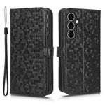 For Samsung Galaxy M34 5G / F34 5G PU Leather Stand Phone Case Dot Imprinted Wallet Cover